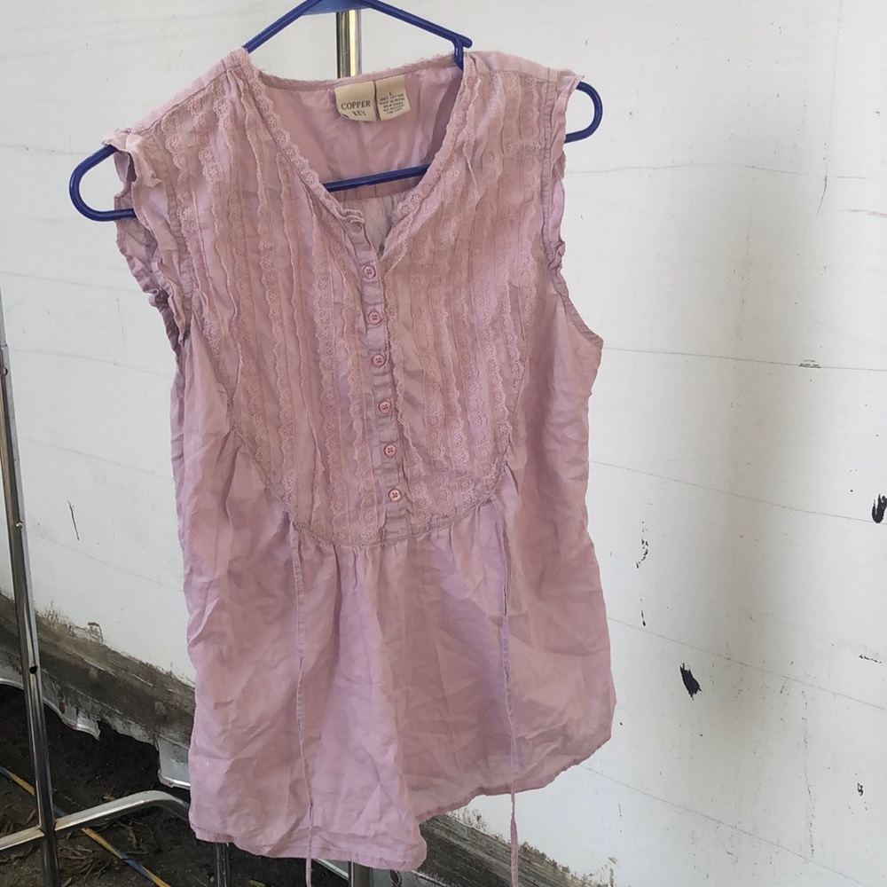 Copper Key purple lace top